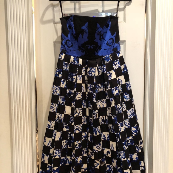 Tibi Rococo Check Statement Dress - Picture 4 of 4